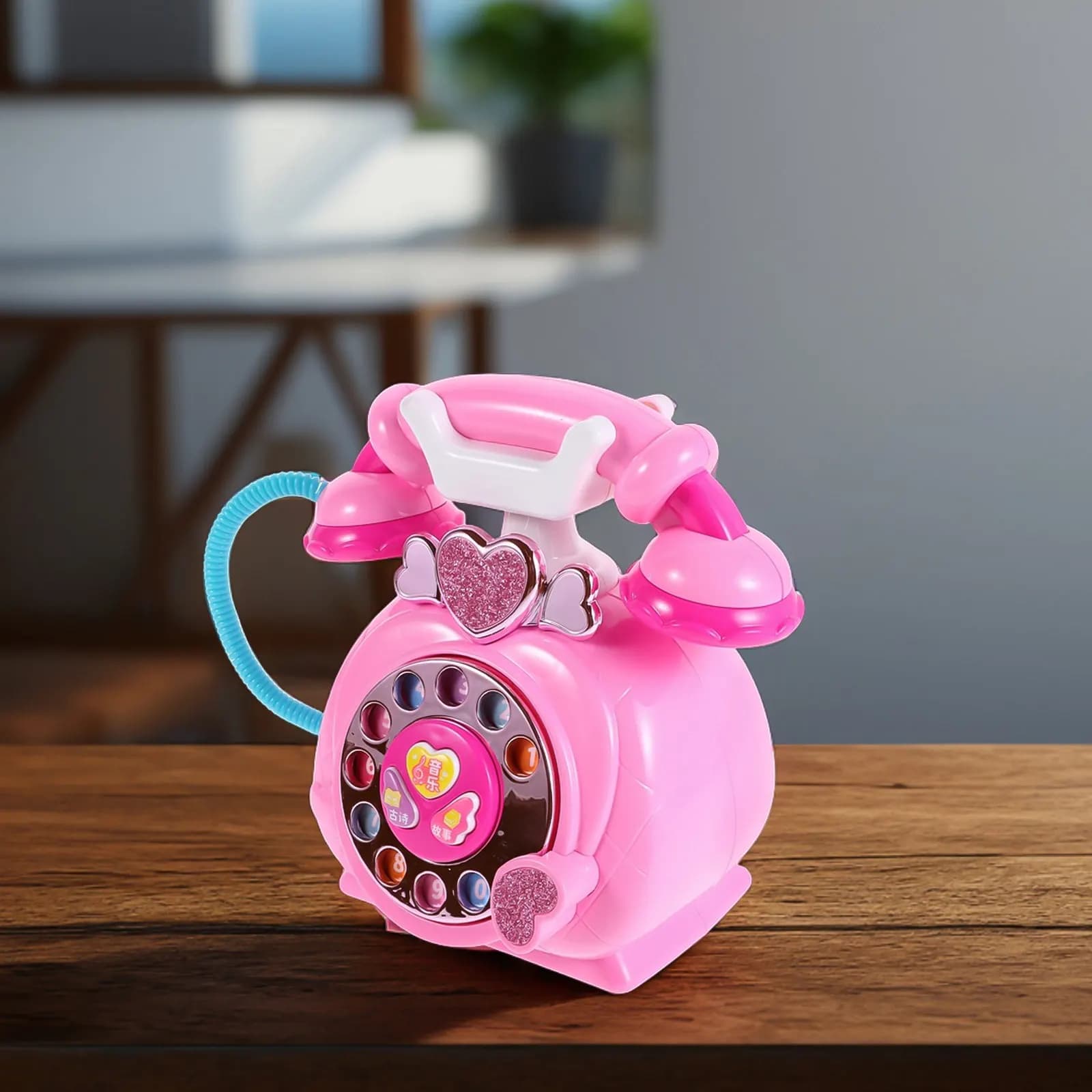 Macchina Educativa per Bambini con Storie e Musica, Telefono Realistico Interattivo per l'Apprendimento Precoce e lo Sviluppo Linguistico