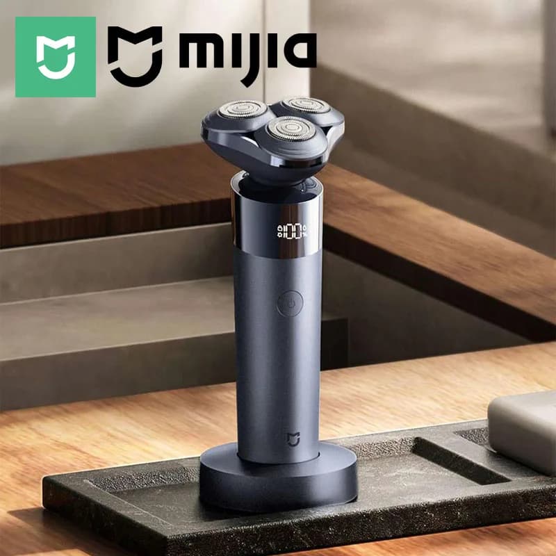 Electric Shaver MIJIA S302, Men's Rulebar, Flexible Portable Razor IPX7 Washable for Drying and Humid