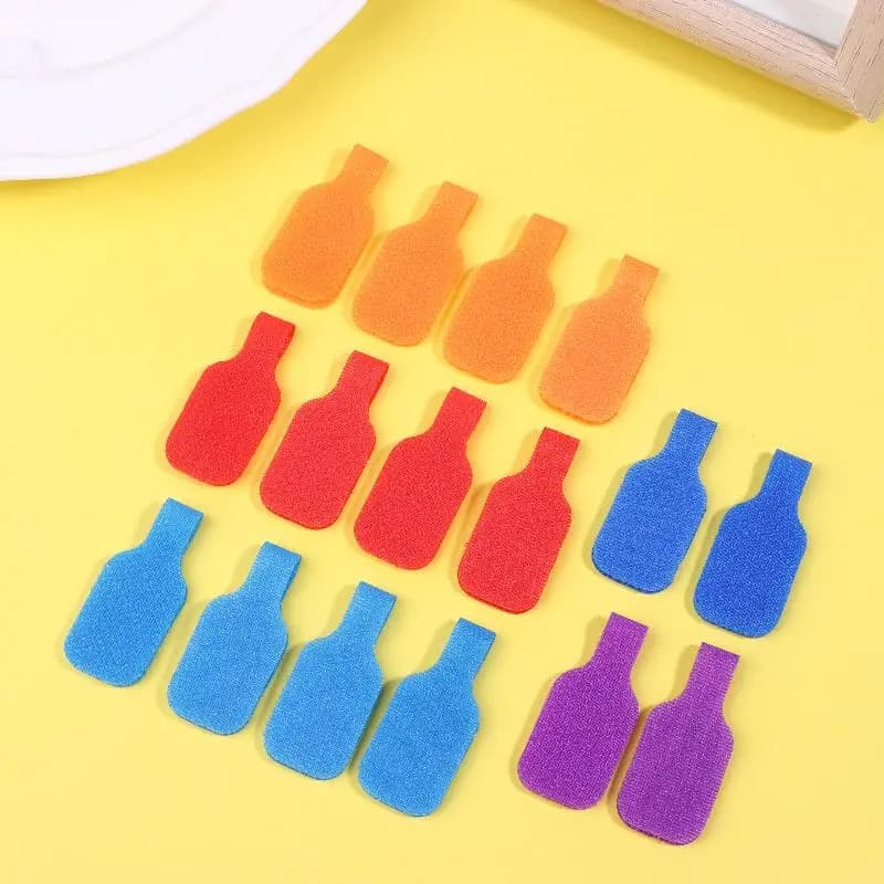 1Set Colored Cable Ties For Cable Marking, Organization, And Identification, Durable And Easy To Use, Capable Of Writing
