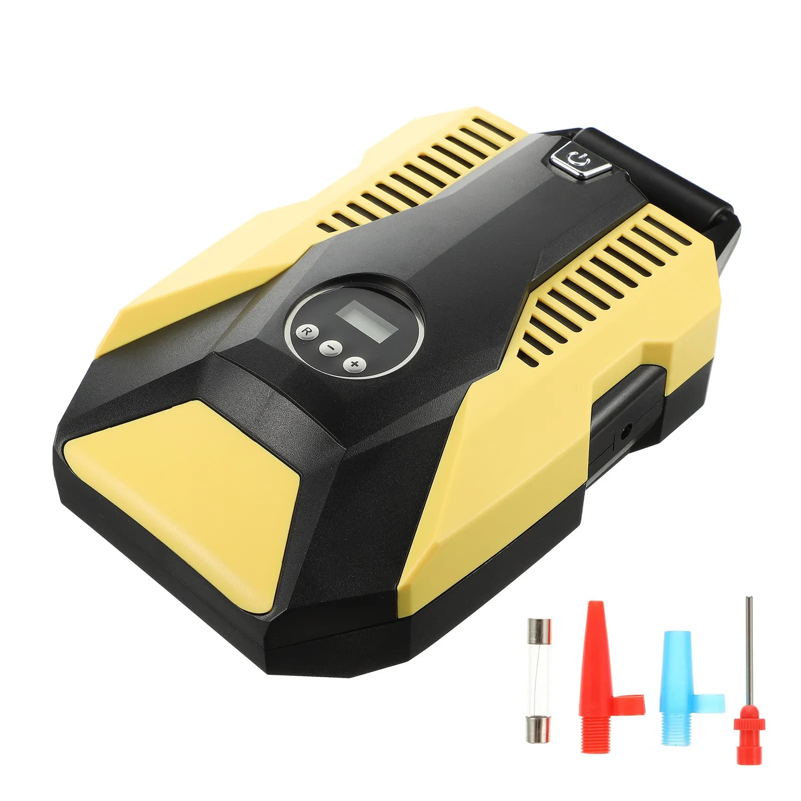 Compressore Portatile per Gonfiaggio Pneumatici Auto a 22 Cilindri con Spegnimento Automatico, Manometro Preimpostato e Cavo di Alimentazione da 21M per SUV
