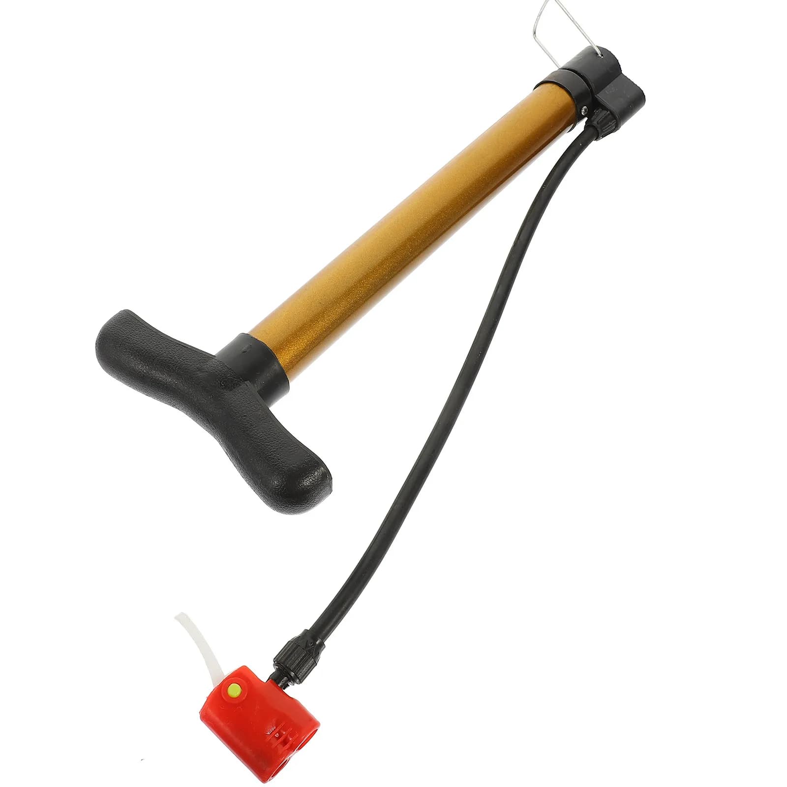 Compact Portable Bike Pump Foot Pedal Air Inflator Multi-Use High-Performance Alloy Plastic Construction for Bikes Motorcycles