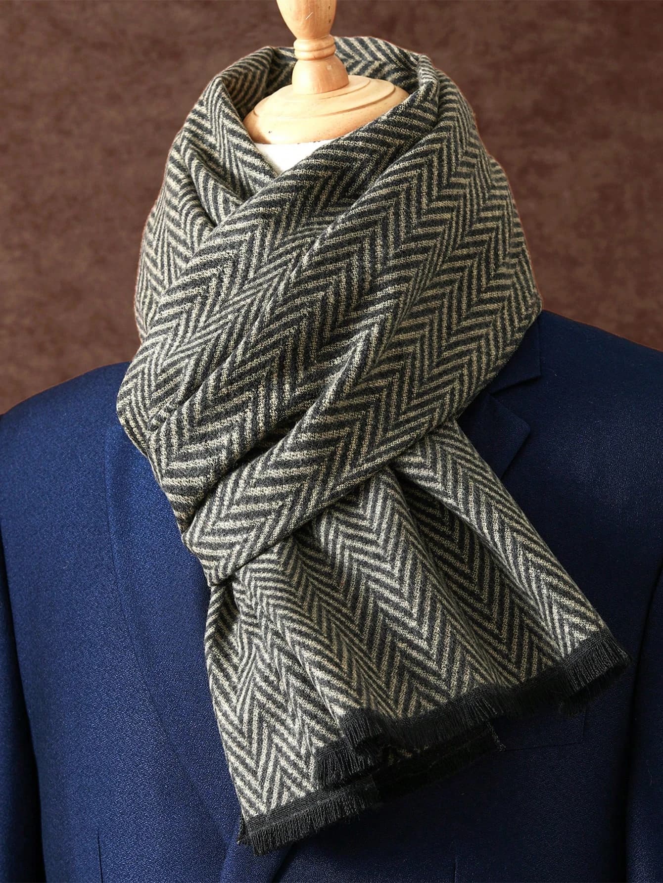Sciarpa scozzese invernale Design Uomo Cashmere Pashmina Scialle caldo Lady Wrap Sciarpe con nappe Coperta spessa lavorata a maglia 2025