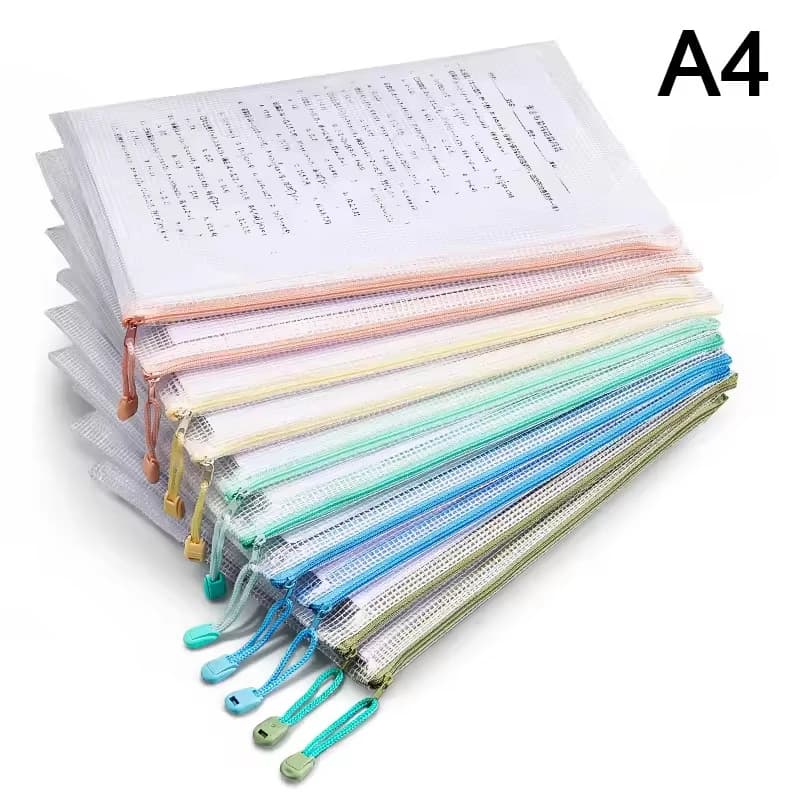 Set di 5 Cartelle Portadocumenti A4 Versatili, Organizzatori per Contratti, Strumento Portatile per Archiviazione Test e Documenti, Forniture per Ufficio