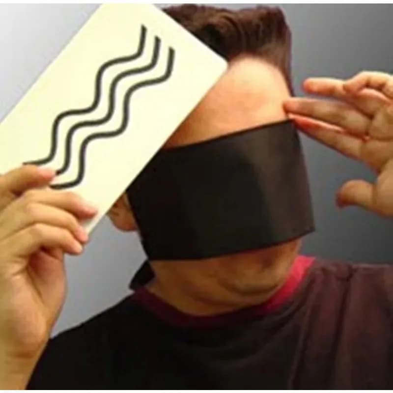 Benda miracolosa - Trucchi magici Previsione del mago Palcoscenico magico Vedi attraverso gli occhielli Illusioni Accessori Trucco Prop Mente