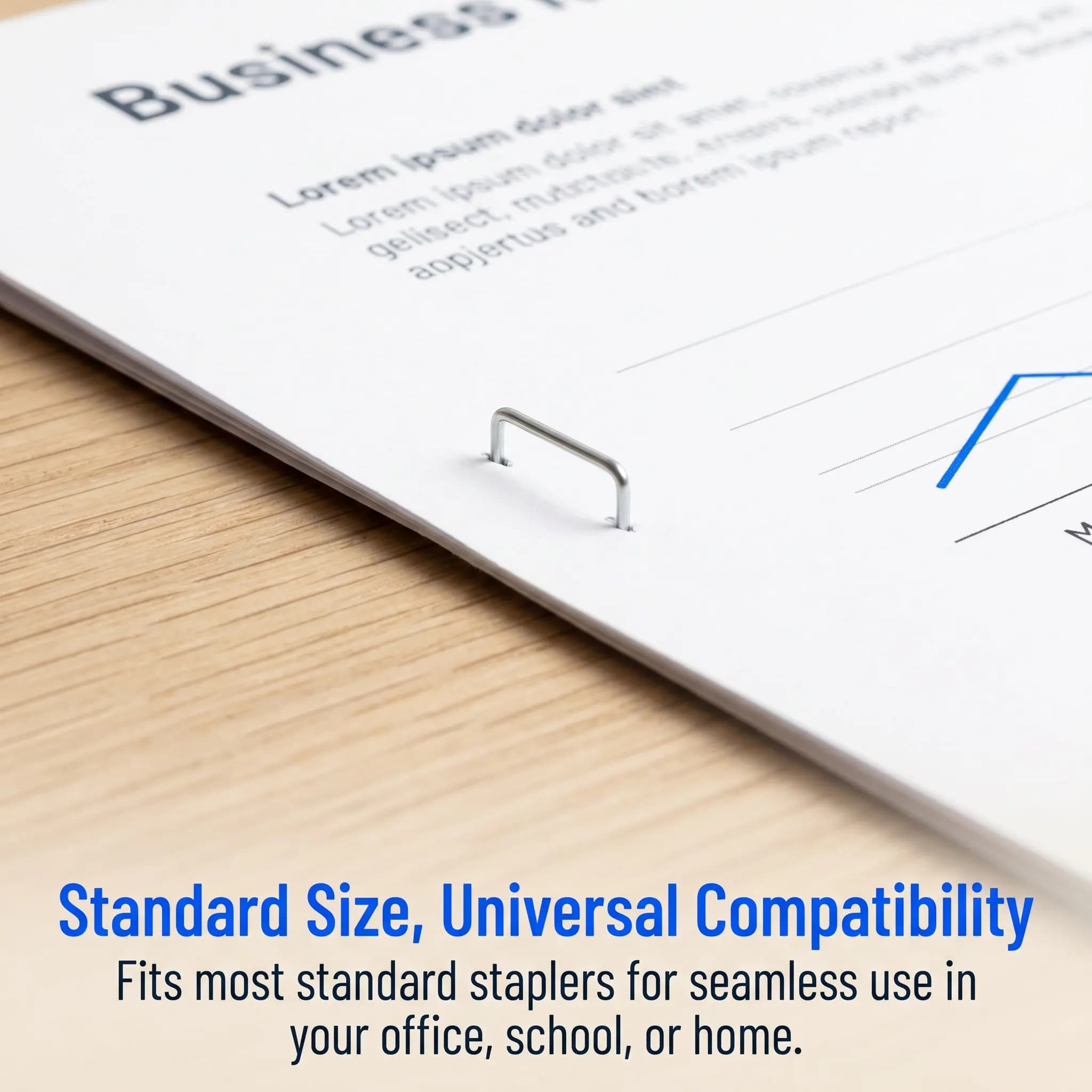 Heavy-duty Stapler Large Capacity Colored Staples Standard Hardware Silver Metal Galvanized Bulk