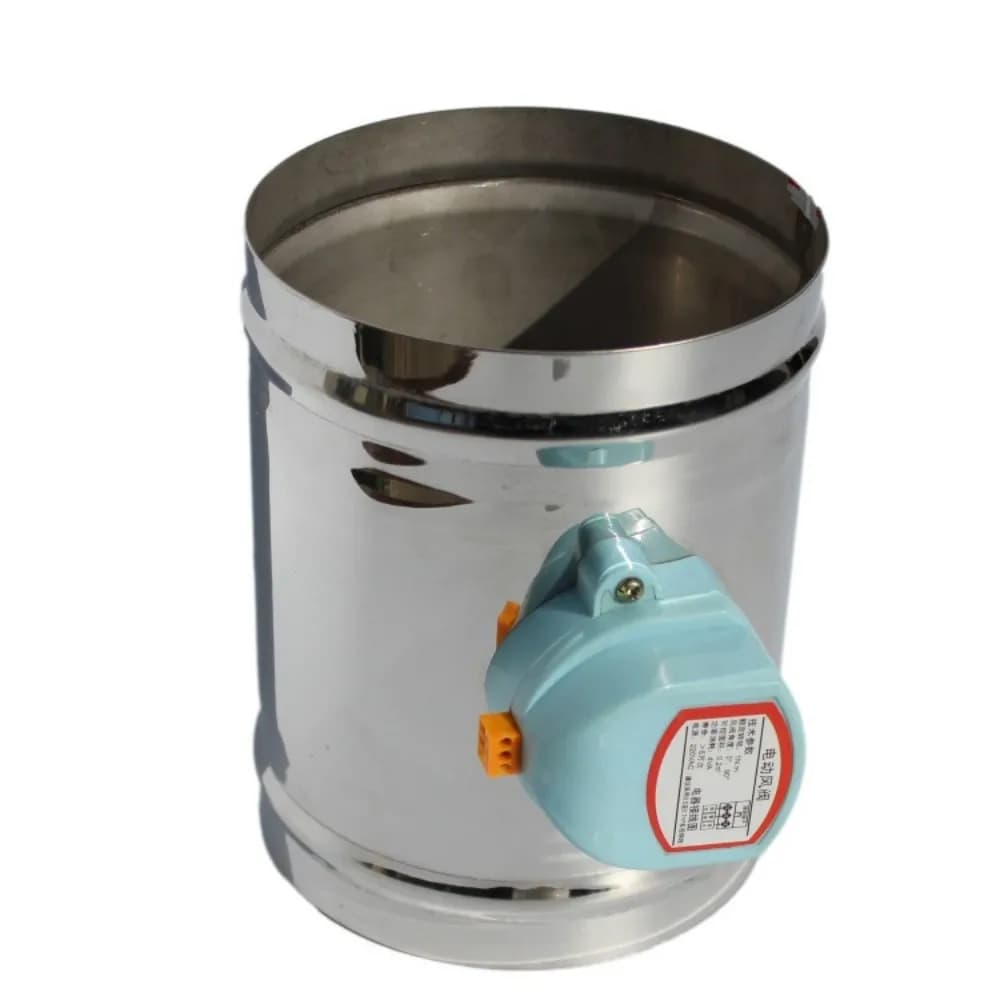 125 millimetri in acciaio inox aria serranda valvola HVAC condotto di aria elettrica motorizzato damper per 5 "tubo di ventilazione valvola 220V