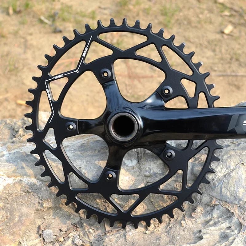 PASS QUEST 110BCD Corona stretta per bici ovale cava a cinque artigli