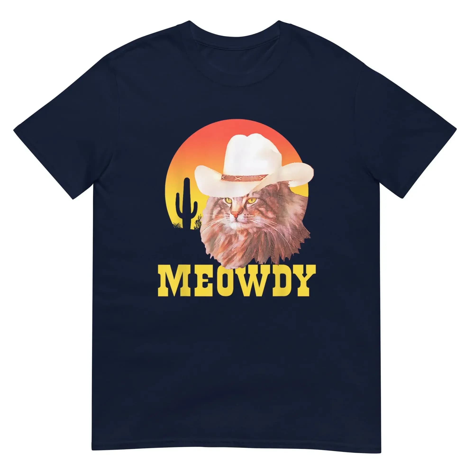 Maglietta Meowdy, maglietta per abbigliamento da golf, abbigliamento estetico in cotone