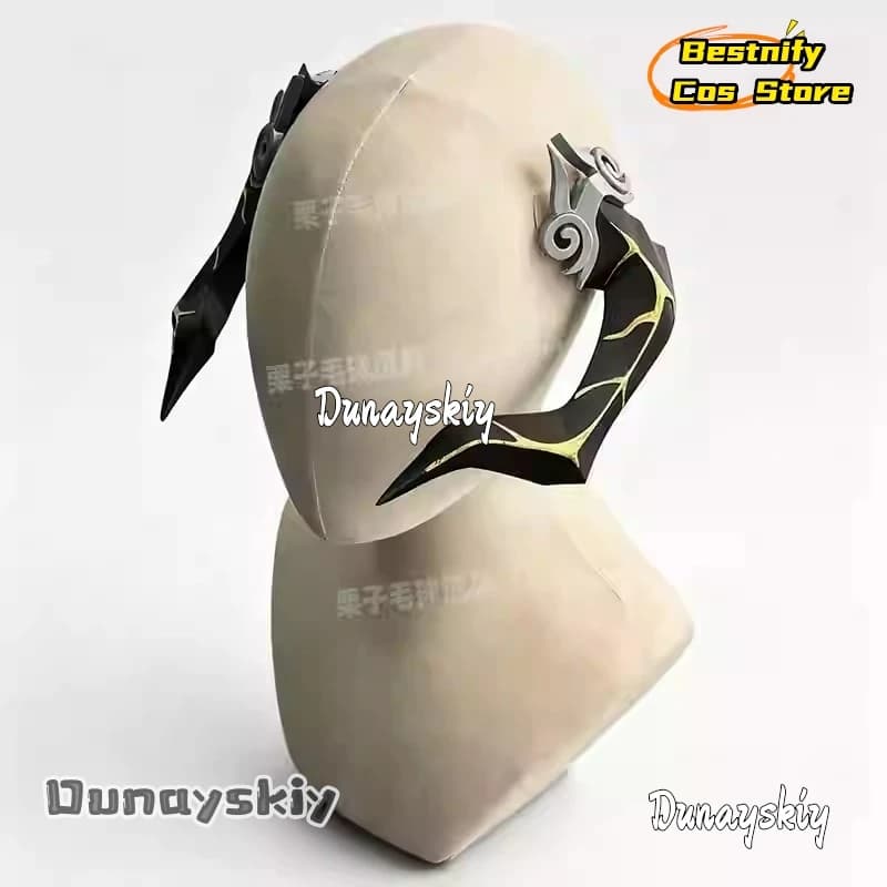 Bestnify Cos@Honkai Star Rail Constance The Dahlia Cosplay Horn Prop Dragon Head 3D Printe Accessory Wig Halloween Party ‌‌‌‌‌