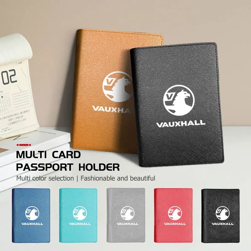 Passport Holder Travel Essentials Wallet Cover Case Women Men Driving Document Storage For Vauxhall VXR Astra Tigra Zafira