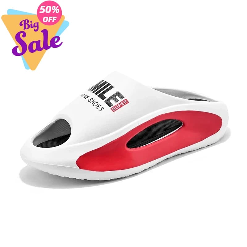 Ciabatte Estive Donna 2026, Sneakers Uomo con Plateau, Scarpe Casual Antiscivolo in EVA da Spiaggia, Slip-On 5cm ​ Scarpe da Donna con Suola Spessa