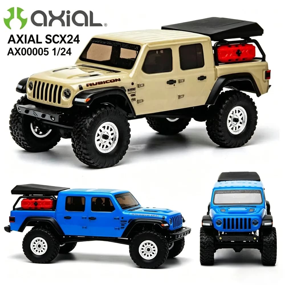 AXIAL SCX24 AX00005 1/24 4WD RTR RC Rock Crawler Electric Spazzole Radio remote control for adults and children