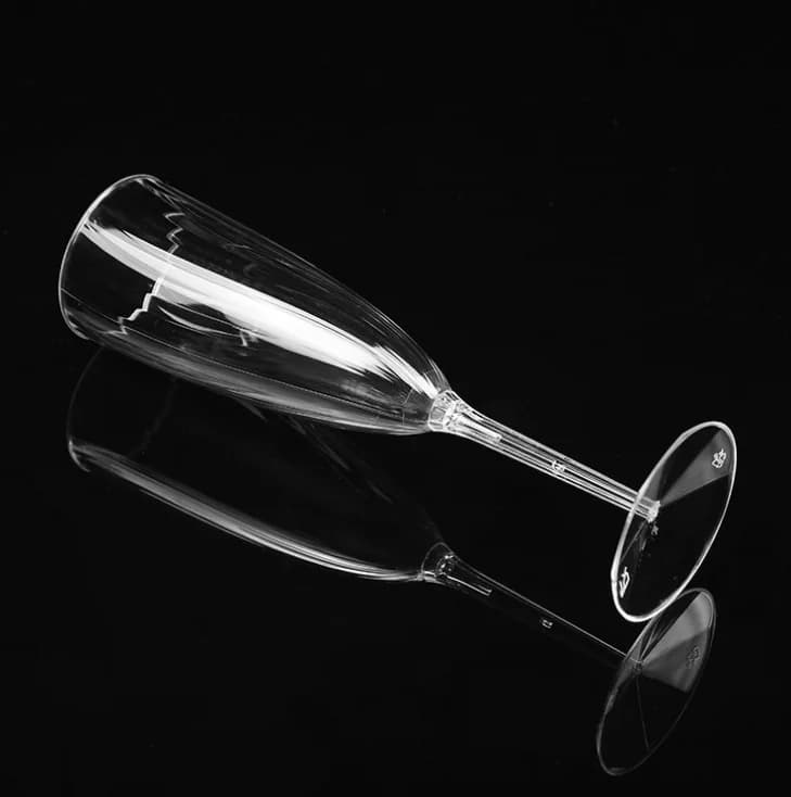 1/8PCS 180ml bicchieri da Champagne in plastica flauti tazze per la casa stoviglie per feste di matrimonio bicchieri da Champagne in plastica usa e getta bicchieri da vino