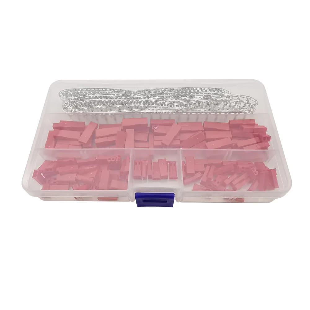 1 scatola connettore maschio femmina JST SYP spina a 2 pin kit terminale alloggiamento rosso per striscia LED giocattoli RC batteria fai da te FPV Drone Quadcopter