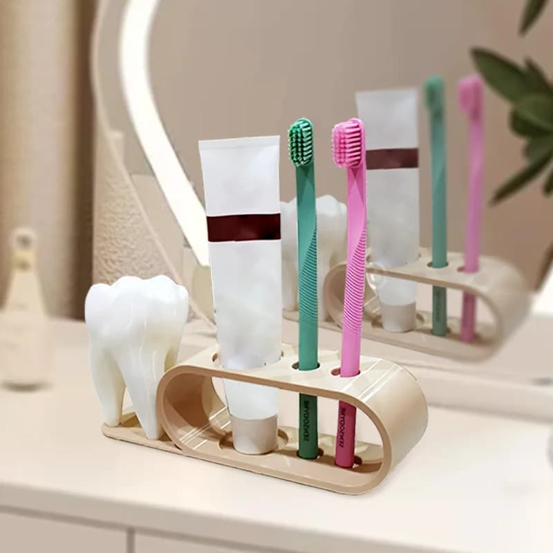 Multi-slot 3D Printer Support for Spacious Spaniard Wiper Head Support for Durable Non-slip Electric Toothbrush Head