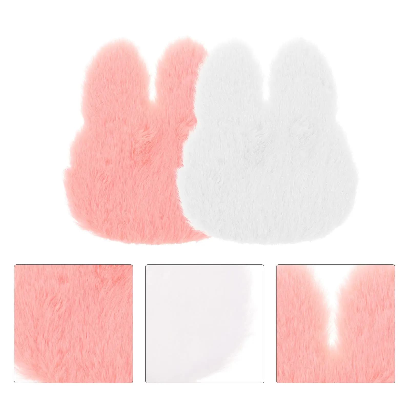 2 Pezzi Tappetini Miniatura per Casa, Morbidi e Unici, Tappeto Decorativo per Porta, Accessori per Casa in Miniatura, Decorazione Tappeto in Miniatura