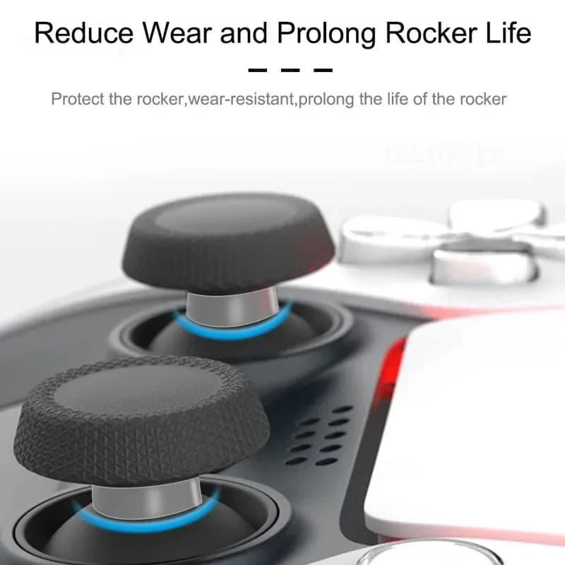Set di 8 Anelli Protettivi Elastici in Gomma per Joystick PS5/PS4/Steam Deck, Copertura in Silicone per Console di Gioco Rog Ally
