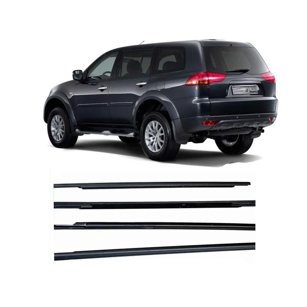 4 Pieces Outside Moulding Belt Line Seal for Pajero Sport 2nd KH MN117612 Sealing Pedal for Montero KG Weather Strip 5757a336