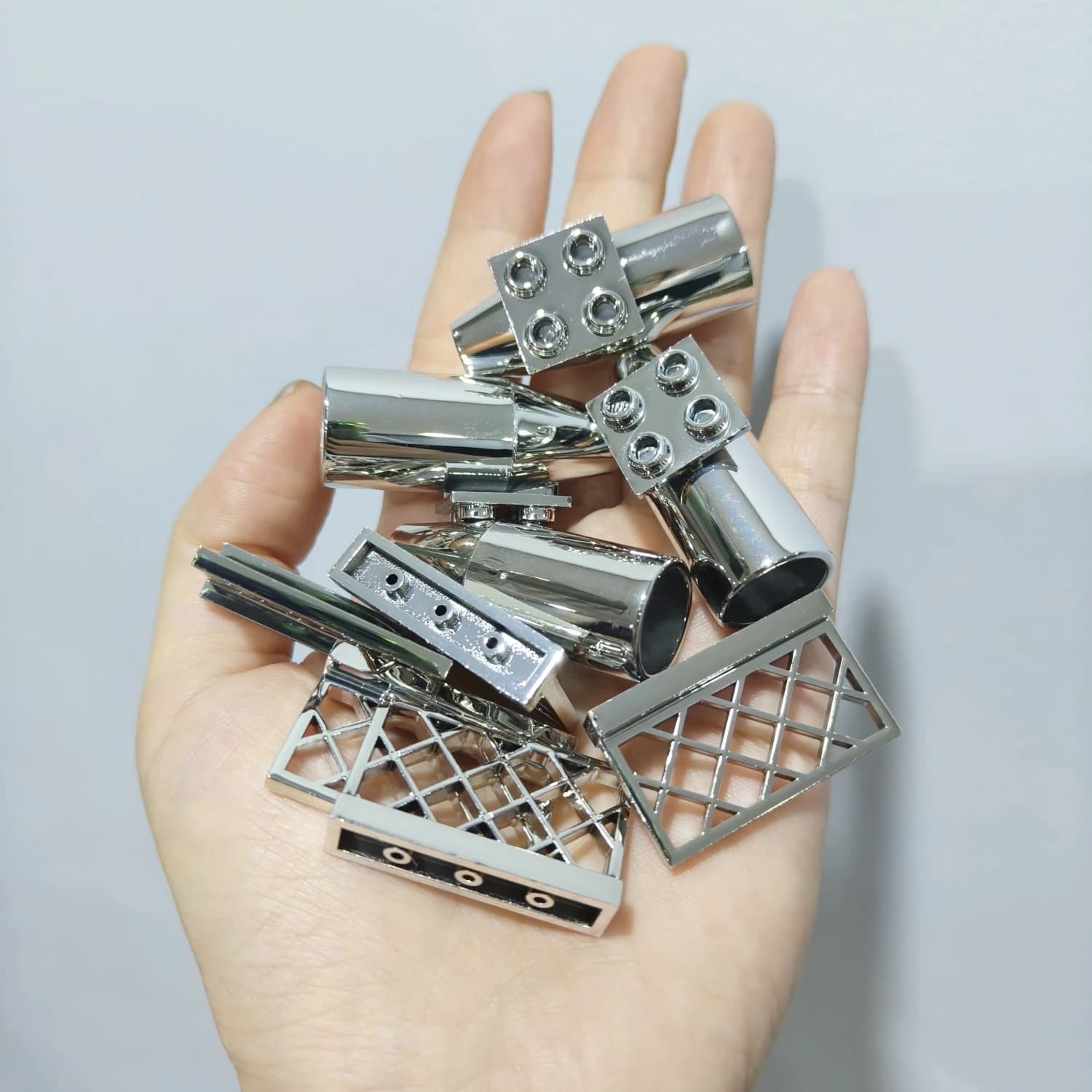 Nuovo MOC galvanotecnica 4868 grande camino 3185 accessori per la tecnologia della griglia di grandi dimensioni compatibile LEGO CADA mold Building Brick Block