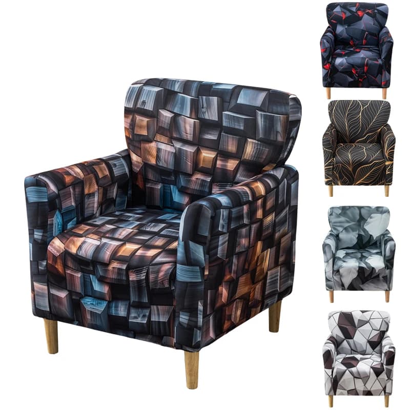 Chair sheet for banquets Elastic chair cover for 1 piece armchair, single cover for living room furniture