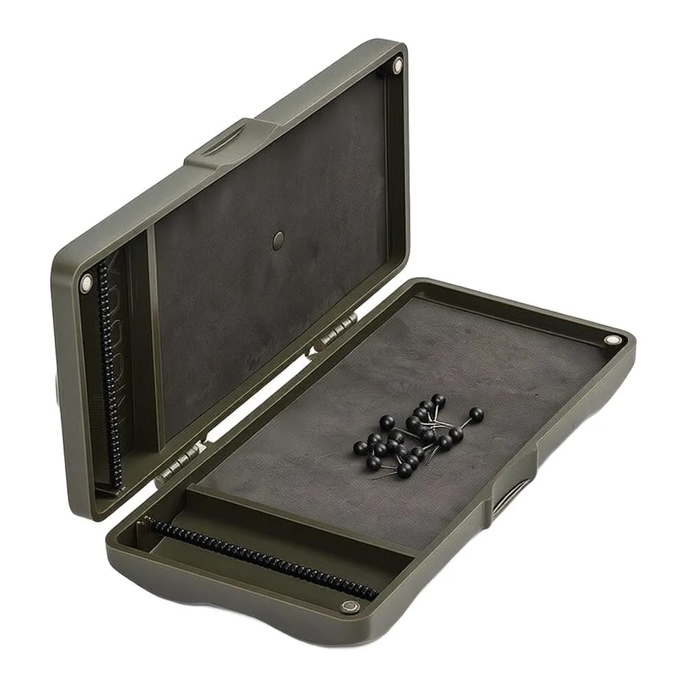 Green Carp Fishing Rigs Box High Density Foam Tackle Box Fishing Tackle Double Sided Tackle Box High Density Foam Cushion