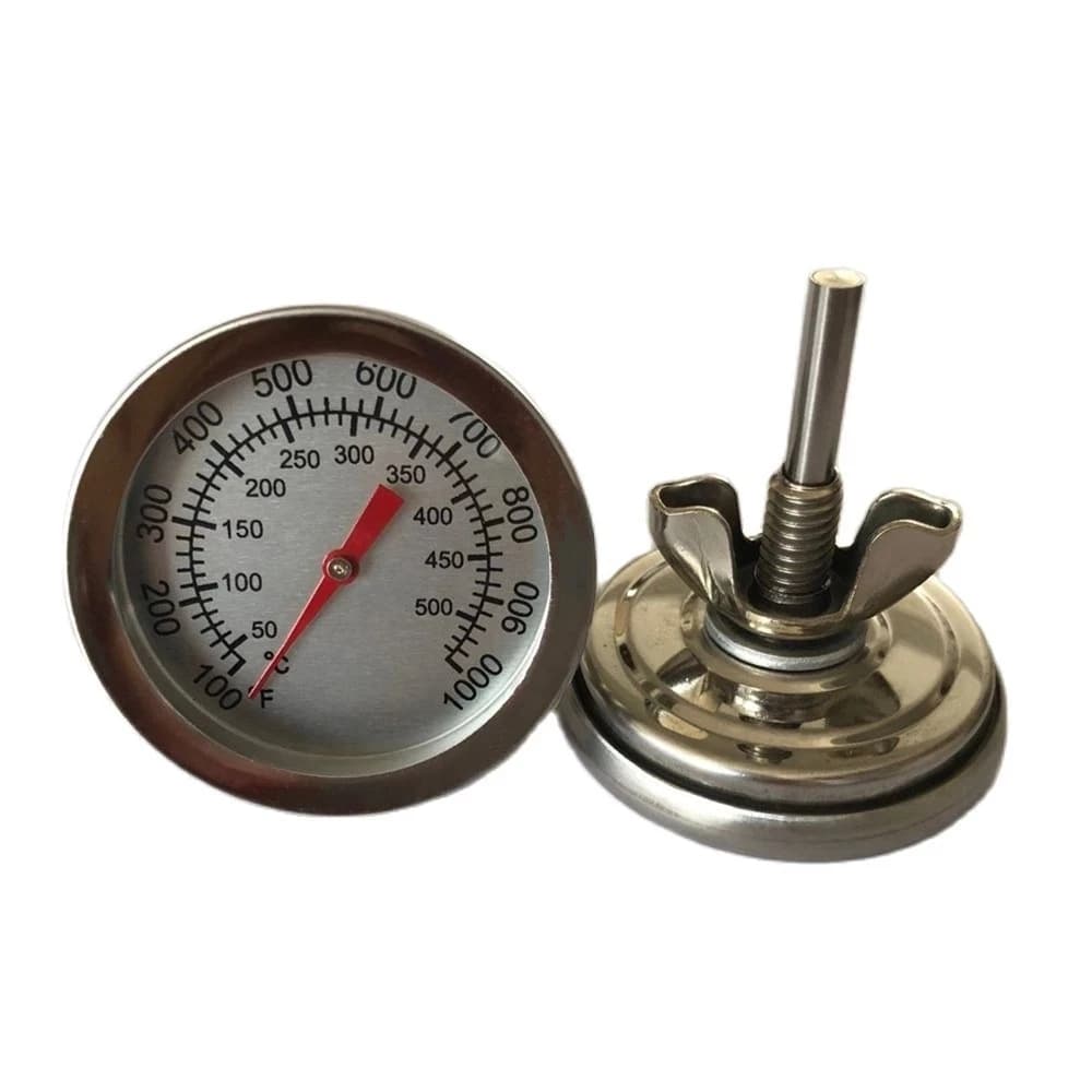 500 ℃ 1000 ℉ Termometro per Barbecue e Affumicatore Degree Roast, Indicatore di Temperatura da 3 Pollici, Strumento in Acciaio Inox per BBQ all'Aperto