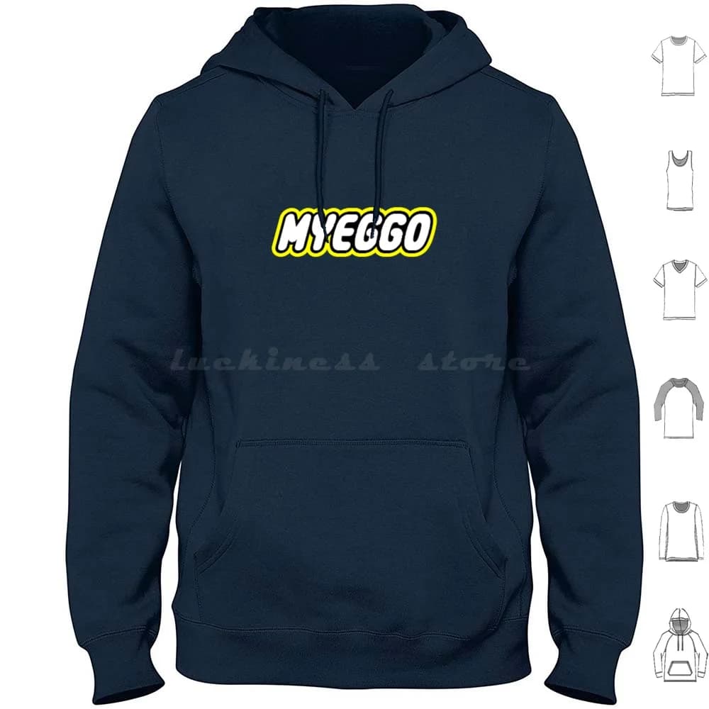 Il mio Eggo Logo Parodia Felpe con cappuccio Manica lunga Yabyum Yabyumshop Logo Logo Parodia Logo Parodia Meme Cultura pop Cultura