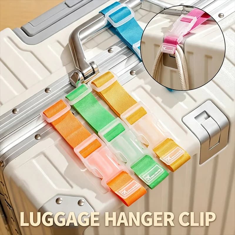 Portable Travel Luggage Hanging Hook Rope Durable Suitcase Packing Belt Baggage Fixed Strap Traveling Bag Organizer