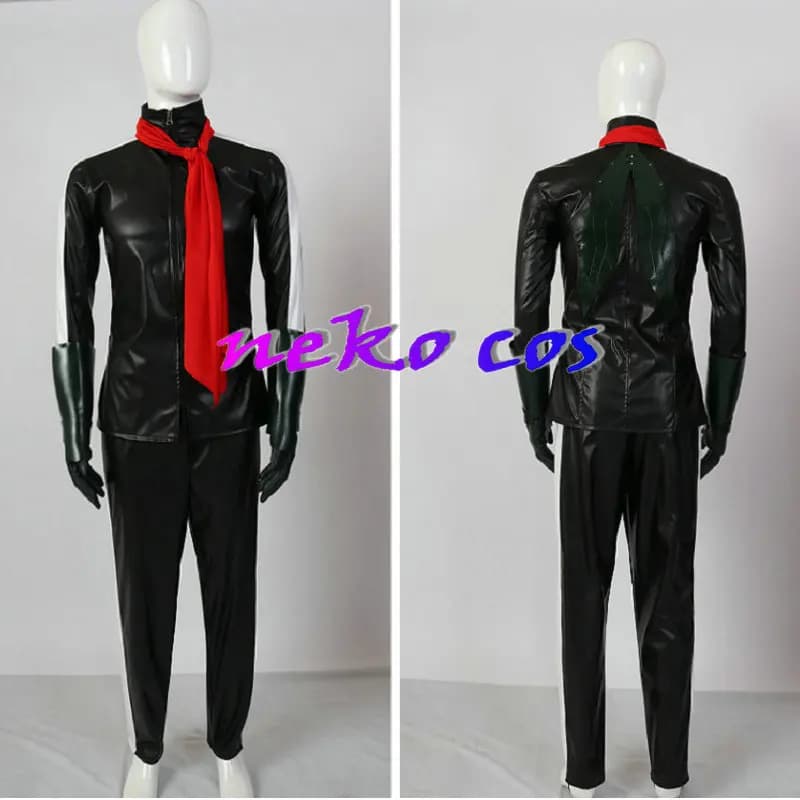 Costume Cosplay Nekocos Shin 2 Go su Misura con Guanti, Polsiere e Sciarpa