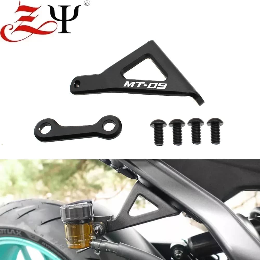 1 Set Pillion Rimozione Poggiapiedi Piastra di Copertura Set Copertura Poggiapiedi In Alluminio Vuoto Per Yamaha MT-09 MT09 MT 09 2024 2025-