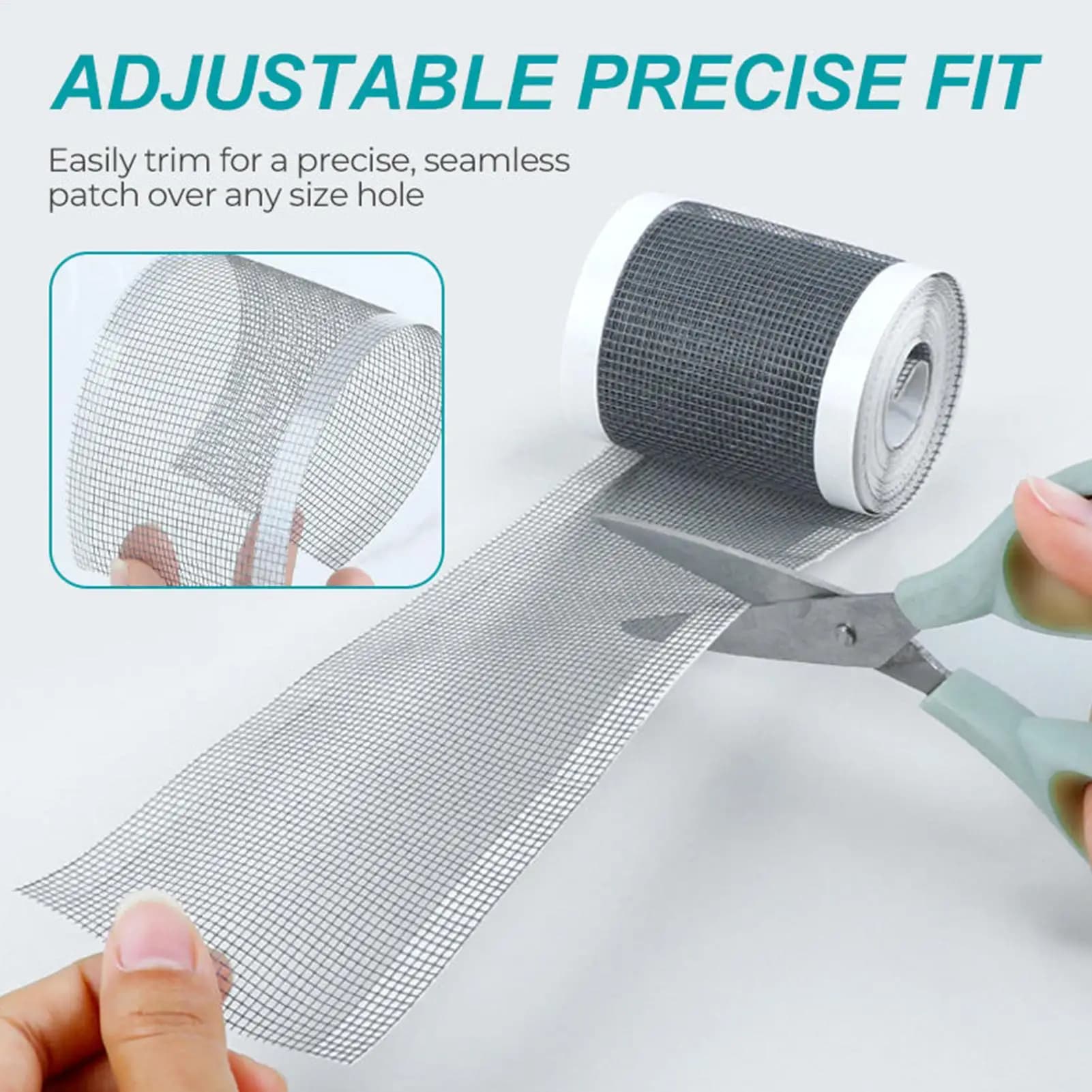 10/5m Screen Repair Tape Roll Adhesive Mesh Net Mending Patches Screen Tape Mesh Repair For Home Apartment Farmhouse