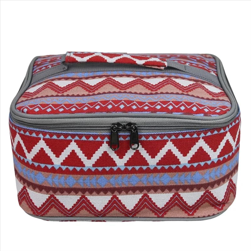Borsa per posate da picnic da campeggio all'aperto Pacchetto contenitore per alimenti Boemia Custodia multifunzionale Borsa per stoviglie per barbecue-B60B