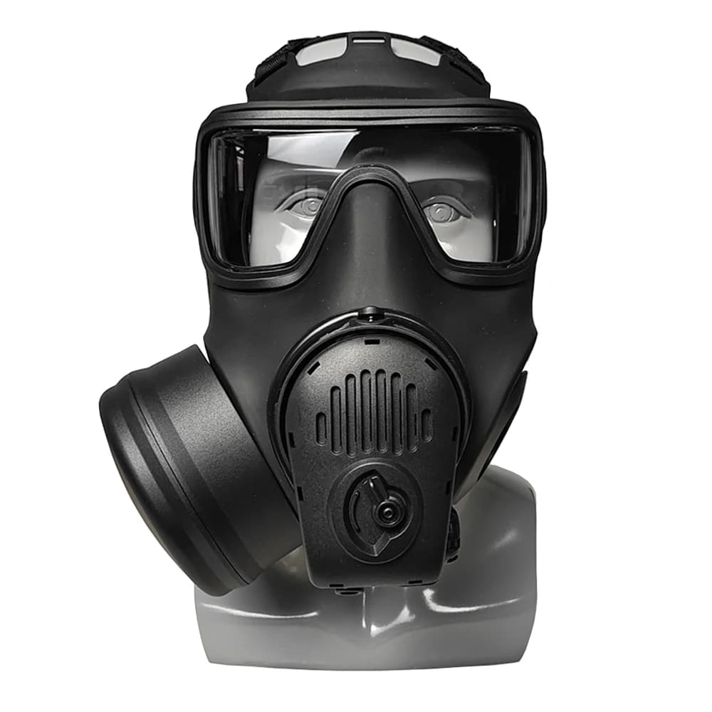 M53 Tactical Gas Mask Dummy Model Fan Filter Dustproof Full Face Protective Paintball Airsoft Mask With Microphone Cosplay Props