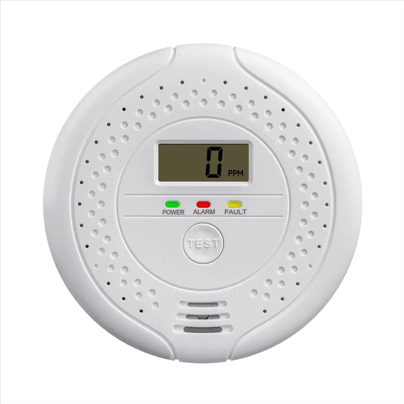 Sensore di Allarme CO ABKN-CO per Casa e Cucina, Rilevatore di Monossido di Carbonio ad Alta Sensibilità con Display LCD