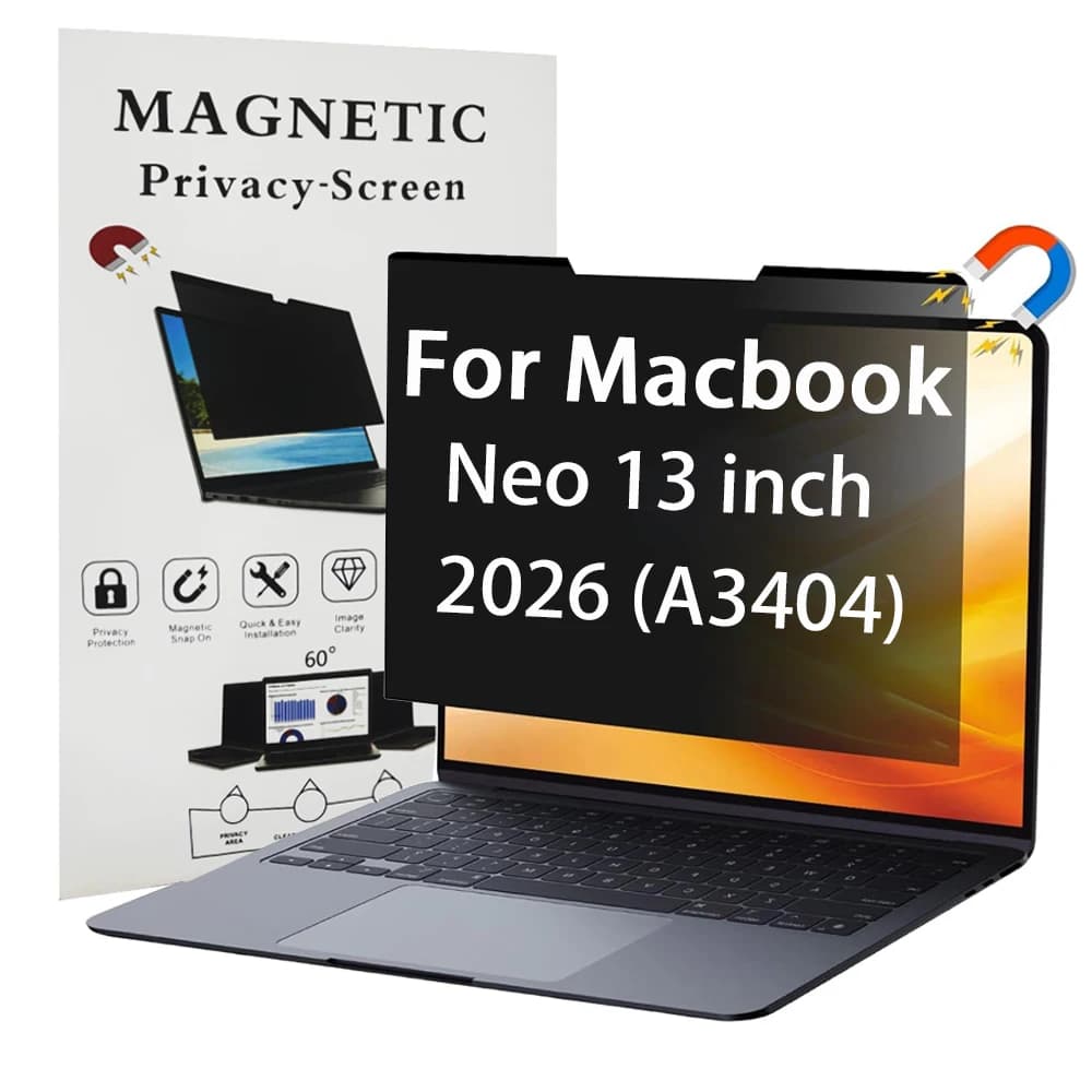 Protezione per la privacy magnetica rimovibile per MacBook Neo 13 (A18)A3404 Monito Pellicola filtrante anti-spia antiriflesso anti luce blu