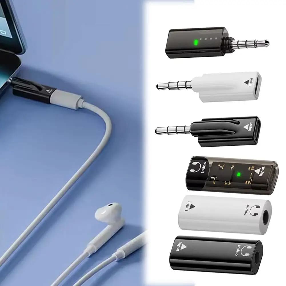 Adattatore audio da USB-C femmina a jack da 3,5 mm maschio per cellulari con porta USB-C, convertitore per cuffie e audio AUX per auto.