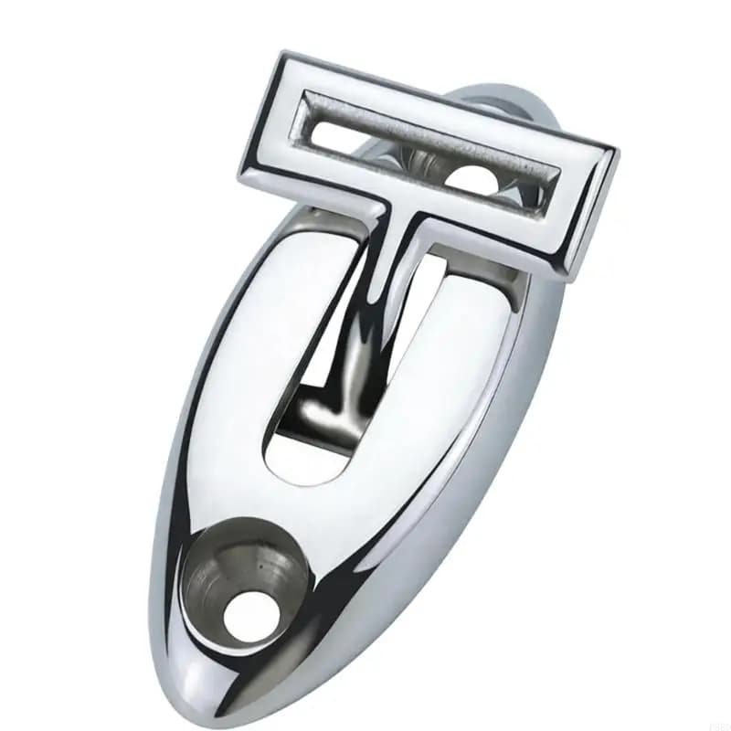 Marine Rope Tie-Down Base Stainless Steel Boat Top Hardware Fitting with T-Style Mount for Repair Work on Deck