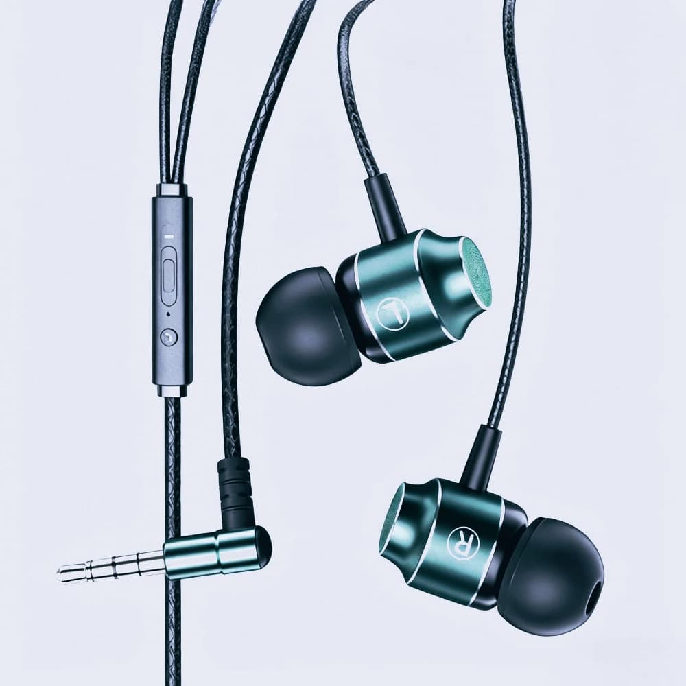 Cuffie da Gaming Cablate 3.5mm/Type-C con Audio Surround HiFi, Auricolari In-Ear con Microfono, Cuffie Audio Portatili