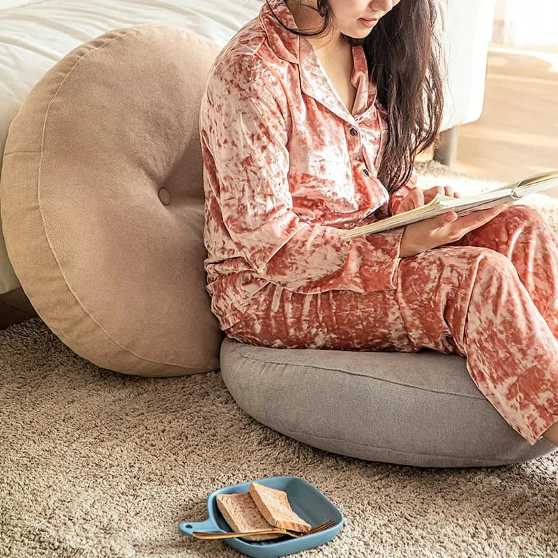 Large Round Gift Floor Cushions Seating Pillow for Adults Kids Tufted Thick Meditation Cushion for Yoga Living Room Tatami
