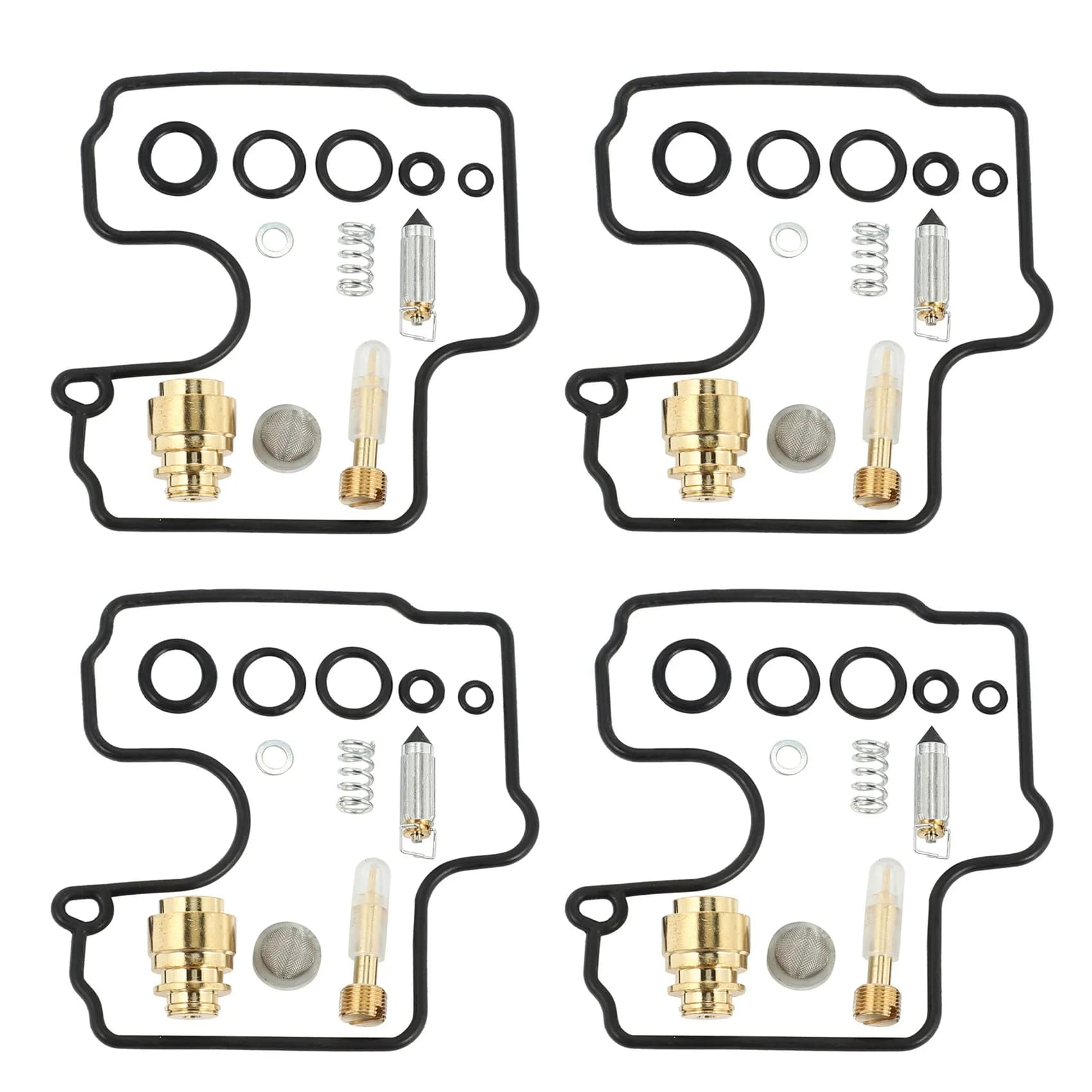 Kit di Riparazione Carburatore A73Q per Kawasaki Ninja ZX6R 1998-2002 ZZR600 2005-2008 ZX 600, Set di Valvole a Galleggiante, Guarnizioni e Anelli