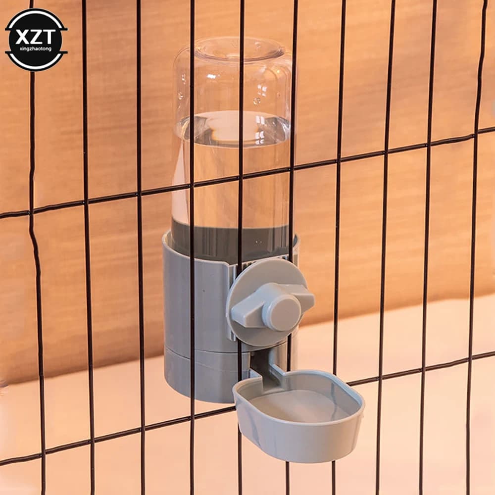Pet Cats cani alimentatore per fontanella gabbia per animali domestici ciotola per appendere contenitore per alimenti Dispenser per alimentatore d'acqua per cuccioli gatti cani coniglio