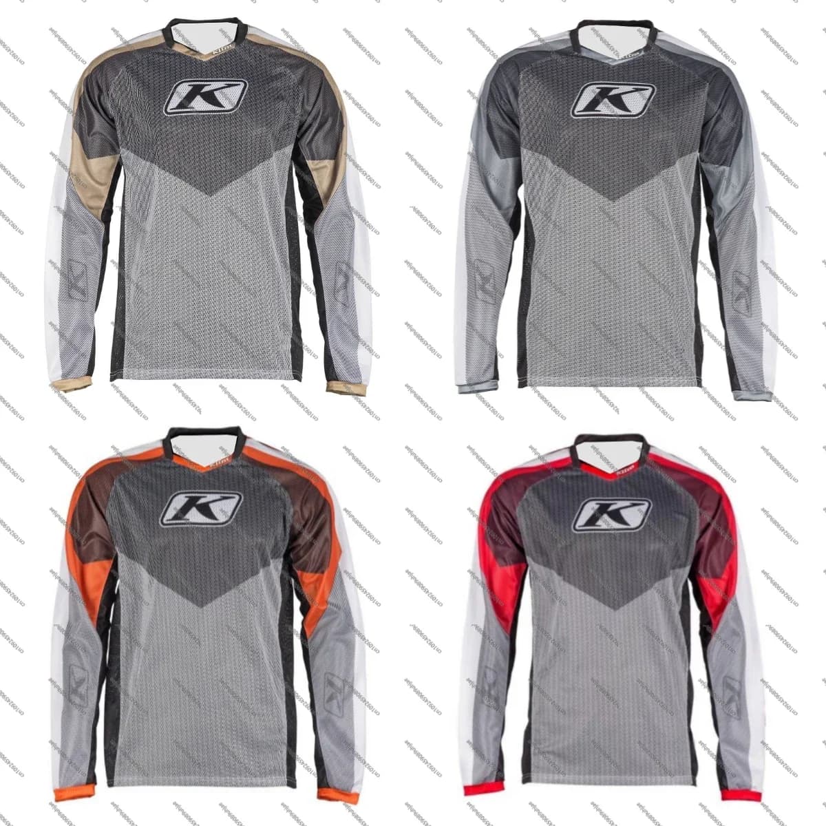 KLTM Retro Motocross Jerseys Motorcycle Mountain Bike Cycling Clothing Summer BMX DH MTB Long Sleeved T-Shirt Bicycles Clothes
