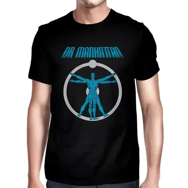 Vitruvian Dr Manhattan T Shirt Watchmen Sizes blc 171