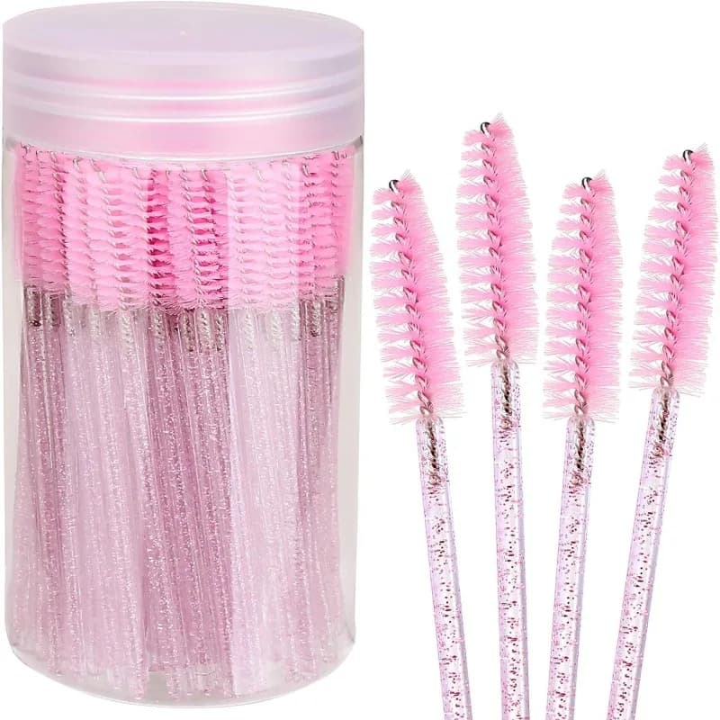 50/100PCS disposable eyelash brushes Tools for extending fake eyelashes Home Use and throw eyebrow brush Applicator Cosmetic tools