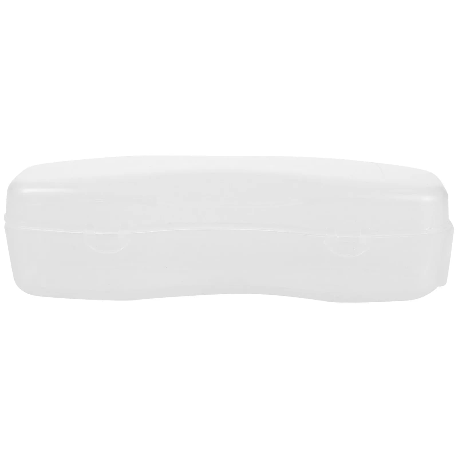 3Pcs Swim Goggle Case Protective Storage Box Compact Portable Design for Travel Large Small Frames Transparent Goggles Organizer
