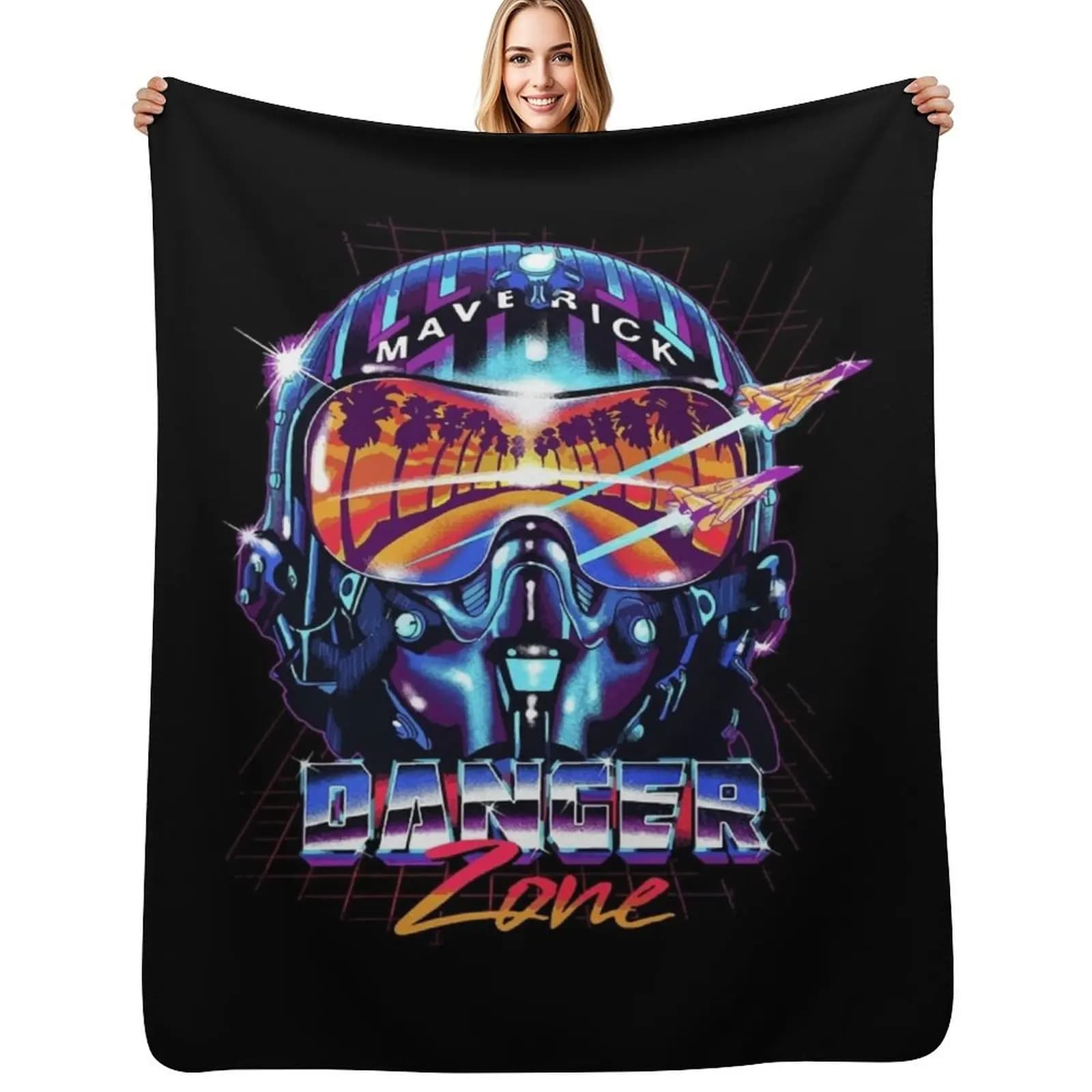 TOPGUN Talk to me Throw Blanket Designers Sleeping Bag halloween Nap Summer Beddings Vintage Blankets