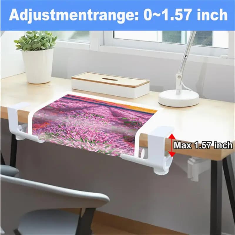Supporto per Diamond Painting, Porta Rotoli per Diamond Painting, Morsetto per Diamond Painting, Clip da Tavolo per Diamond Painting, Facile da arrotolare