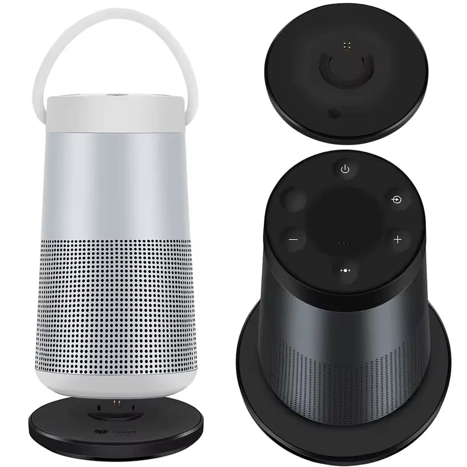 Base di Ricarica USB Universale per Altoparlanti Bose SoundLink Revolve/Revolve+ II, Caricatore DC 5V 1.5A, Accessori per Altoparlanti