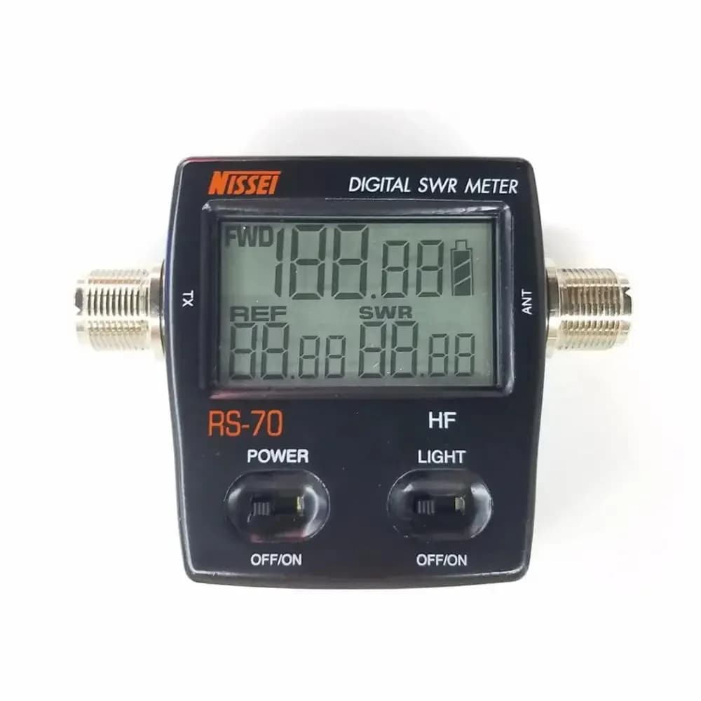 Nuovo RS-70 Digital SWR/Power Meter Radio bidirezionale HF 1.6-60MHz 200W M Tipo Connettore per Walkie Talkie Micro USB-DC 5V Uscita