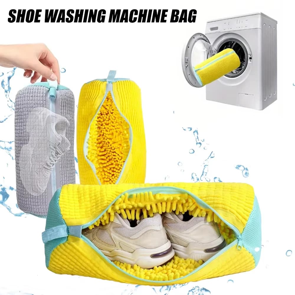 Cotton Shoes Wash Bag, Easily removes Soft Fibre Sporco, Washer Bag for All Shoes